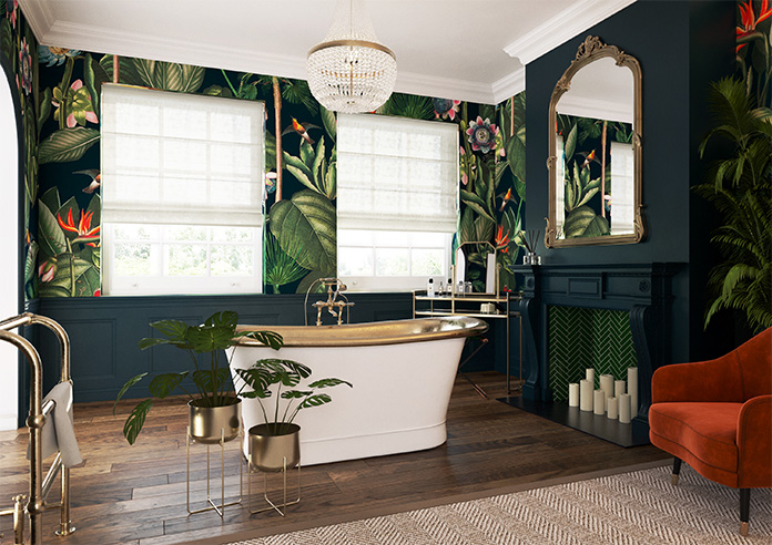 Brescia Voile, Purity - Motorised Roman Blind - Image 6